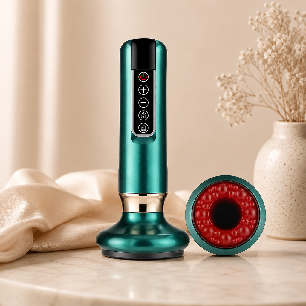 Luvoraz™ Smart Electric Cupping Therapy Massager | 12-Level Heated Vacuum Recovery Device